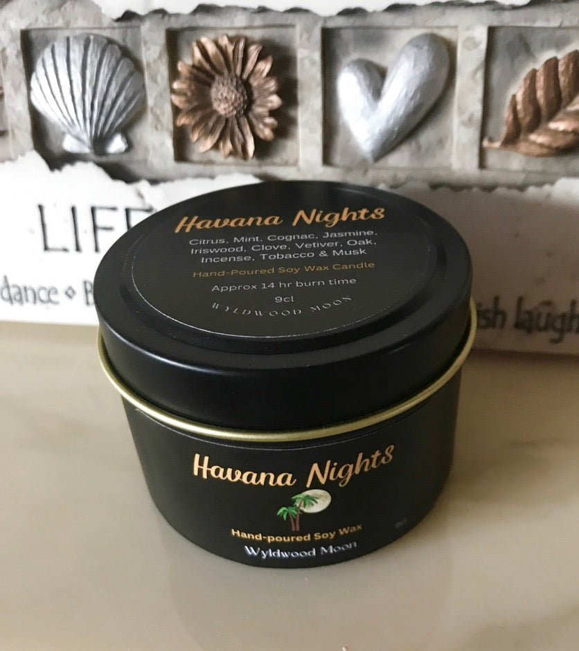 'Havana Nights' Scented Soy Wax Candle