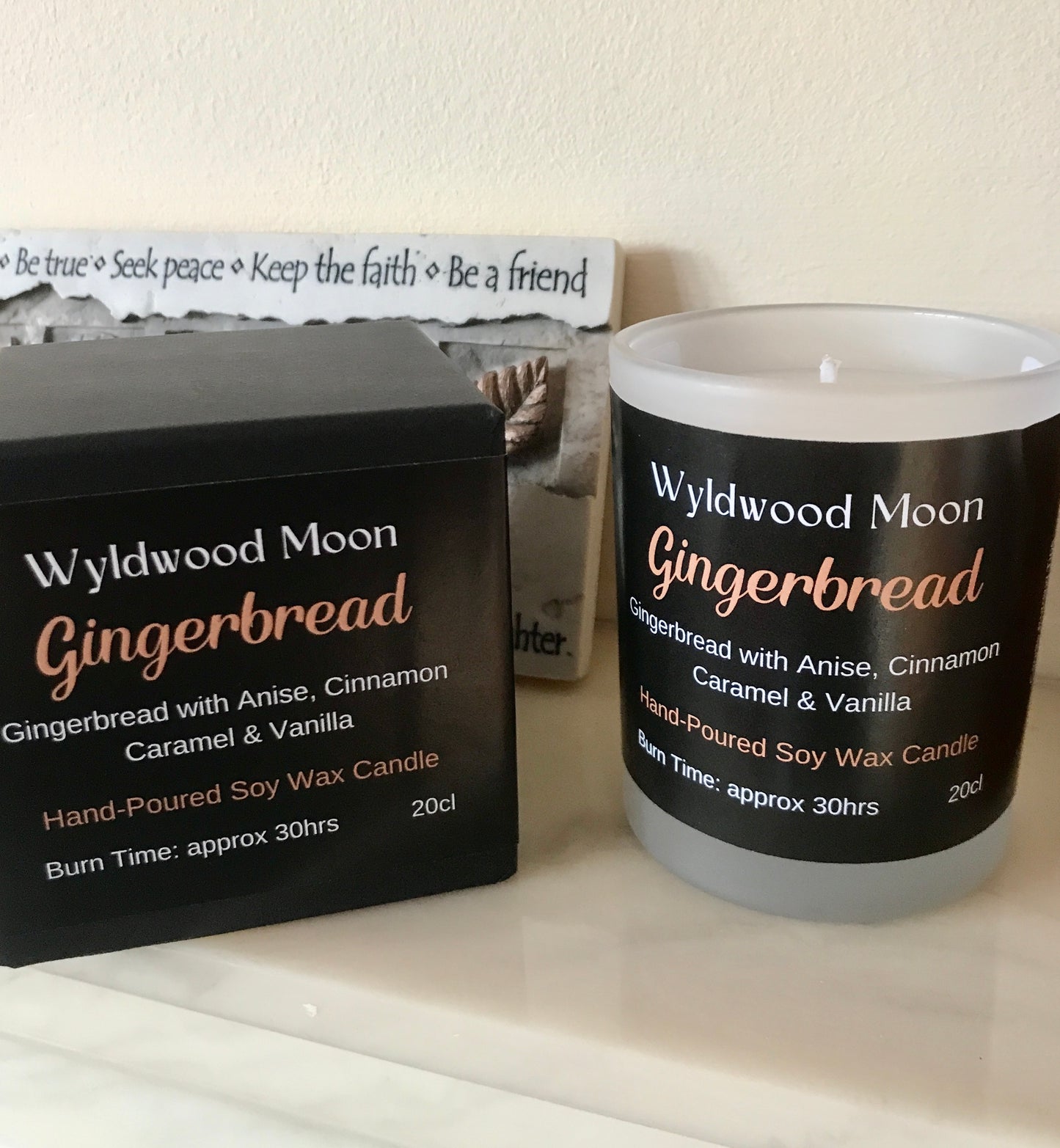 'Gingerbread' Soy Candle in a Glass