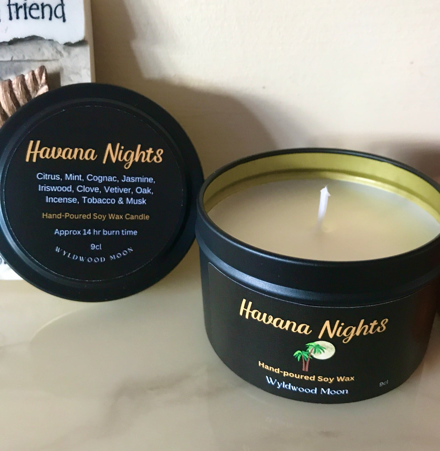'Havana Nights' Scented Soy Wax Candle
