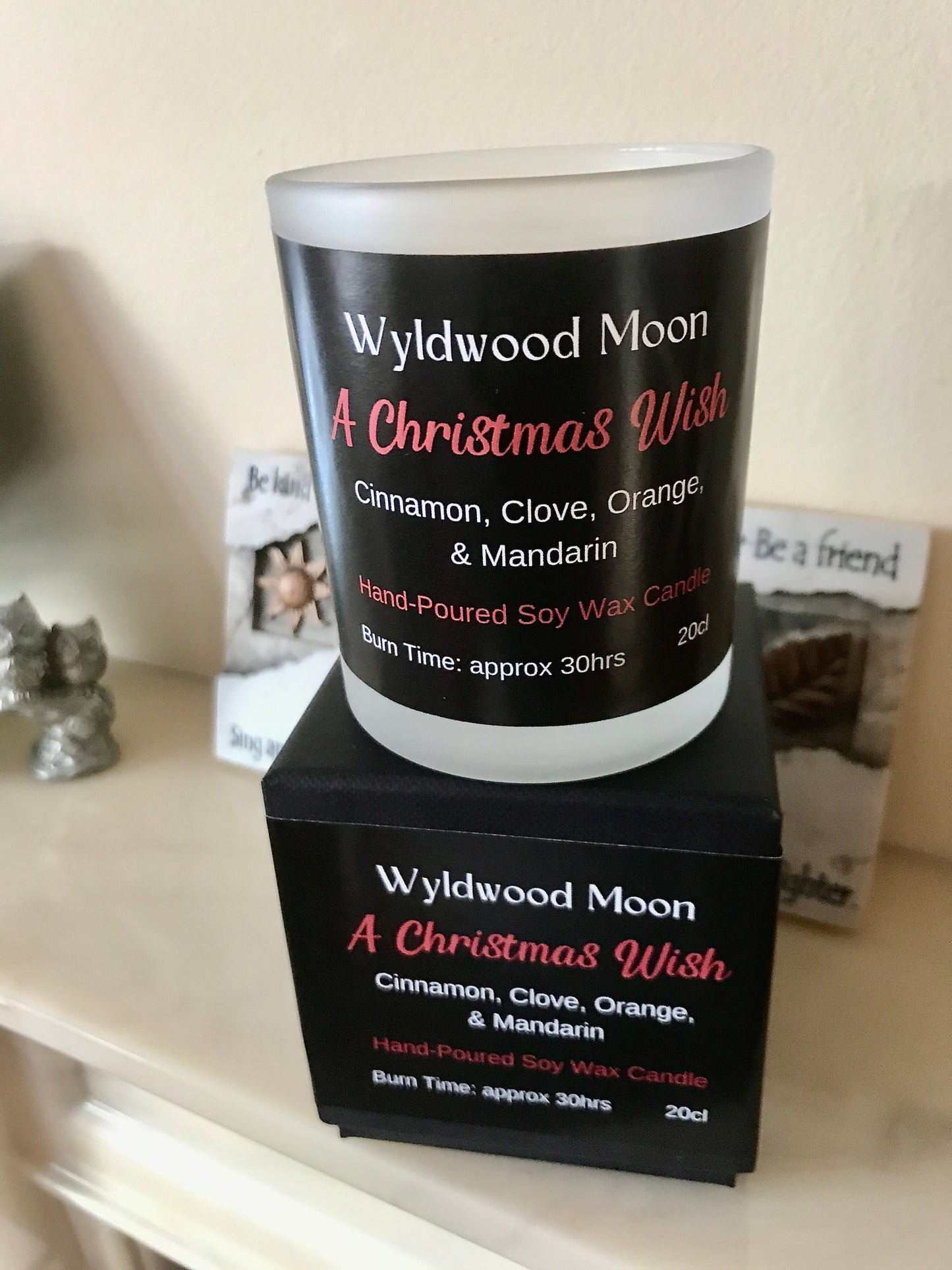 'A Christmas Wish' Soy Candle in a Glass