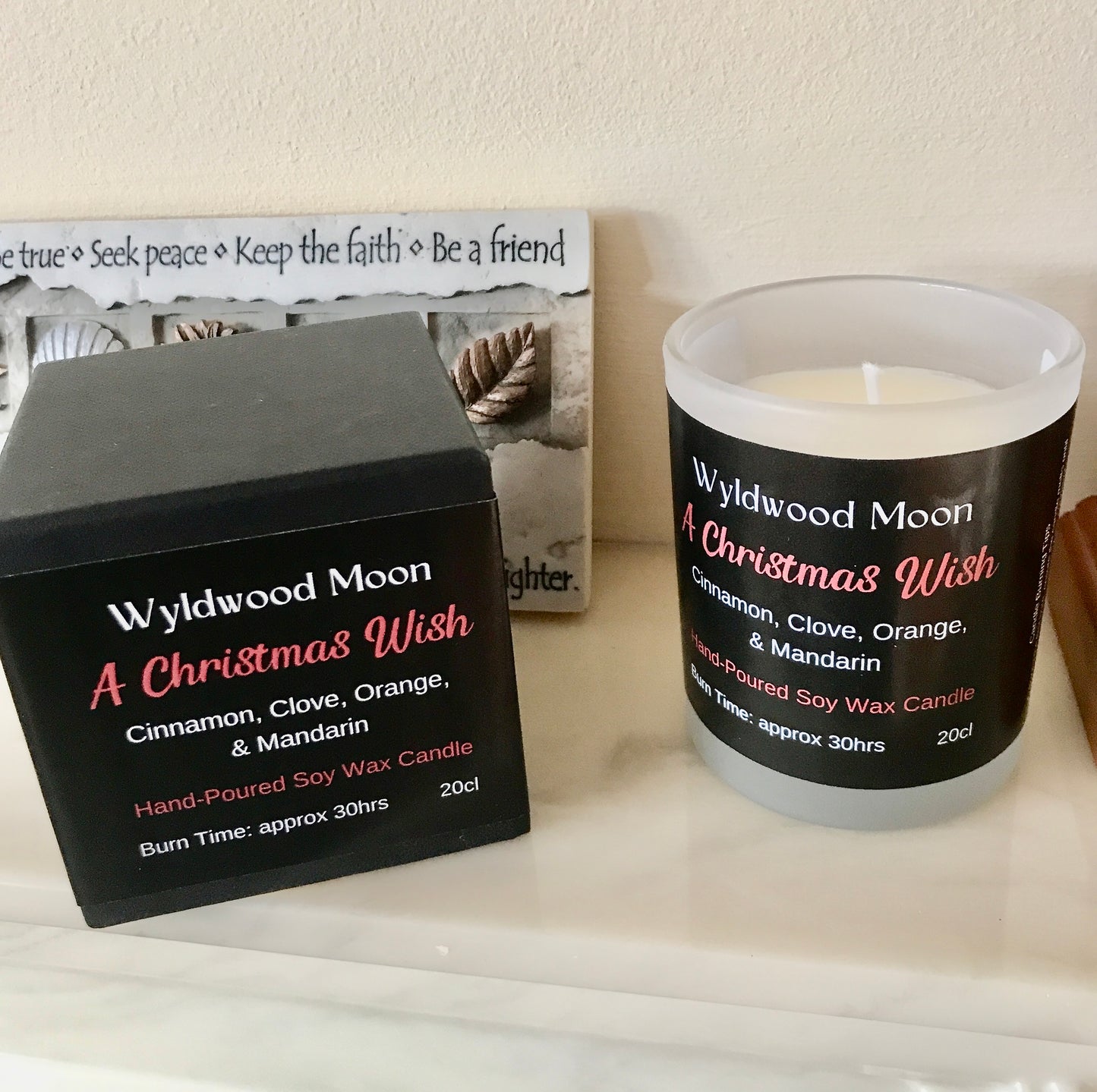 'A Christmas Wish' Soy Candle in a Glass