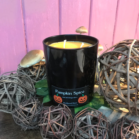 Batty 'Pumpkin Spice' Vegetable Wax Candle in a 20cl Glass