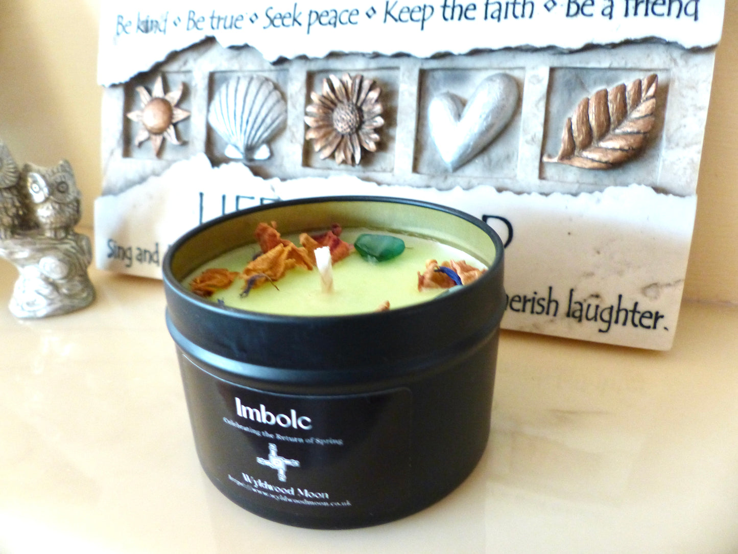 Imbolc Scented Vegetable Wax Candle