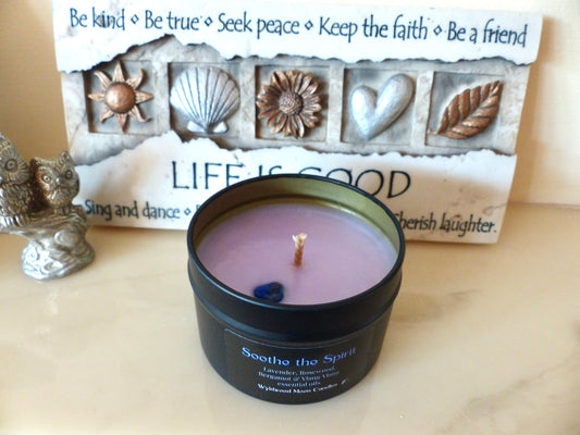 Soothe the Spirit (Soothing and Calming Scent) Candle in a Tin