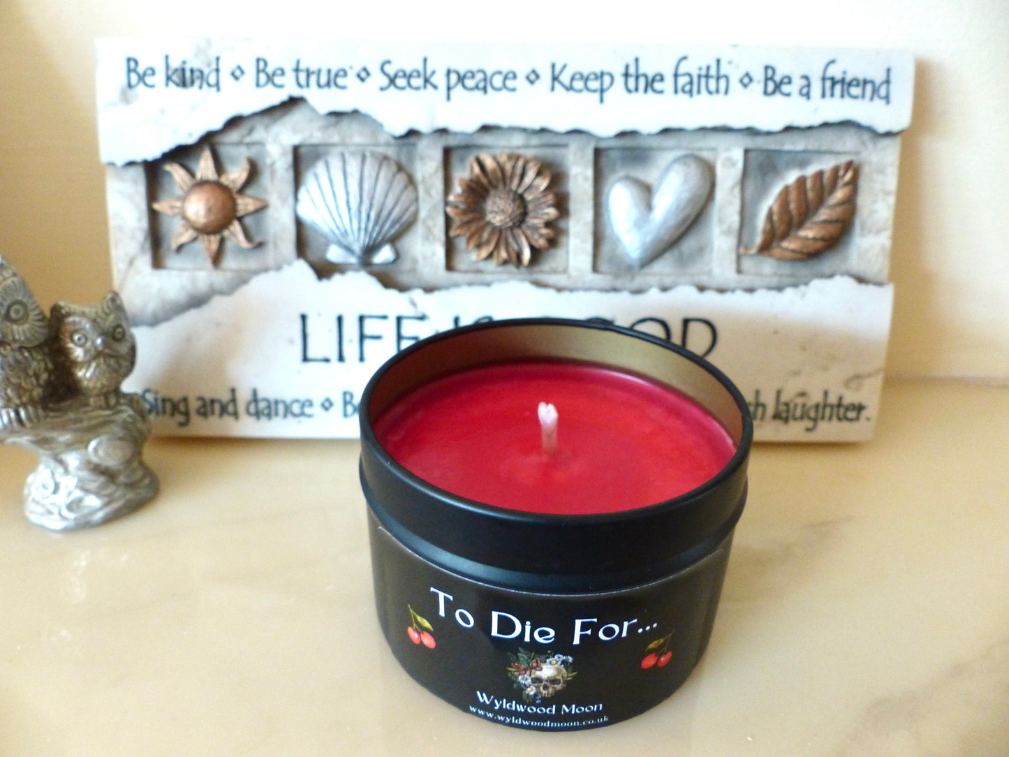 'To Die For' Scented Olive Wax Candle